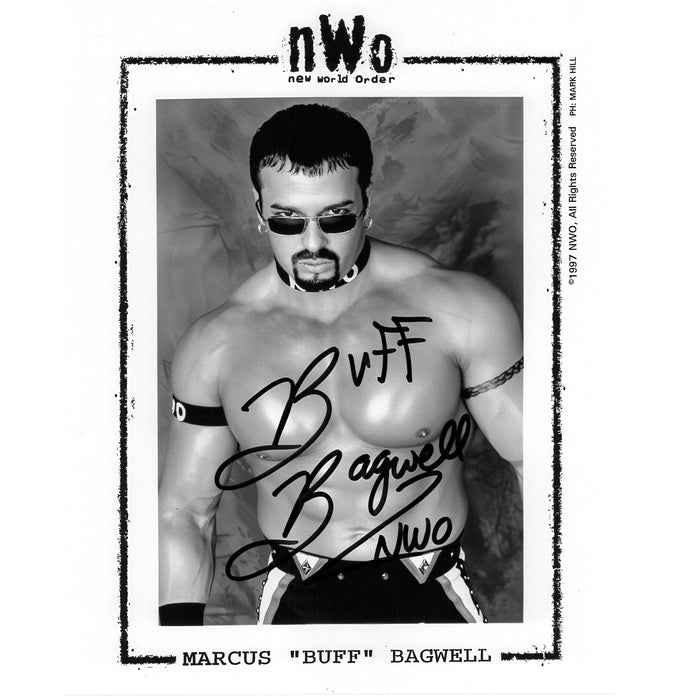Buff Bagwell BW Reproduction 8x10 Promo - AUTOGRAPHED