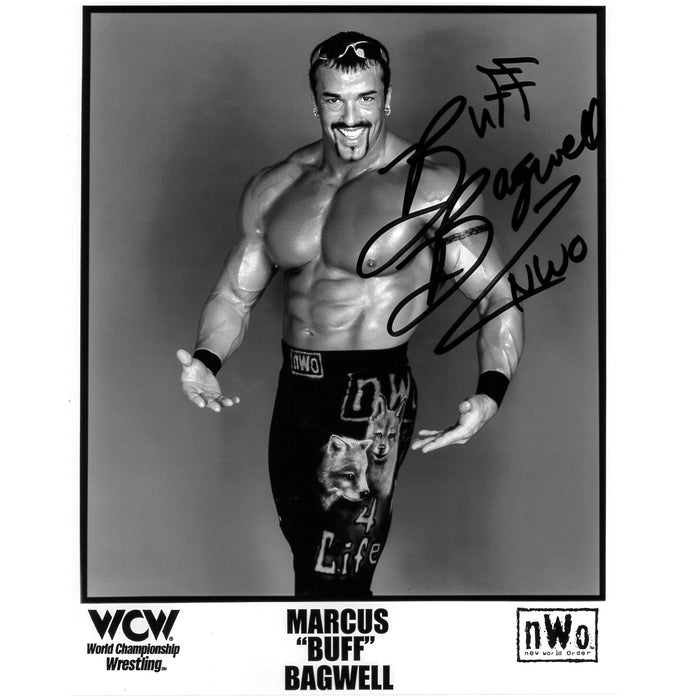 Buff Bagwell Wolfpac Reproduction 8x10 Promo - AUTOGRAPHED