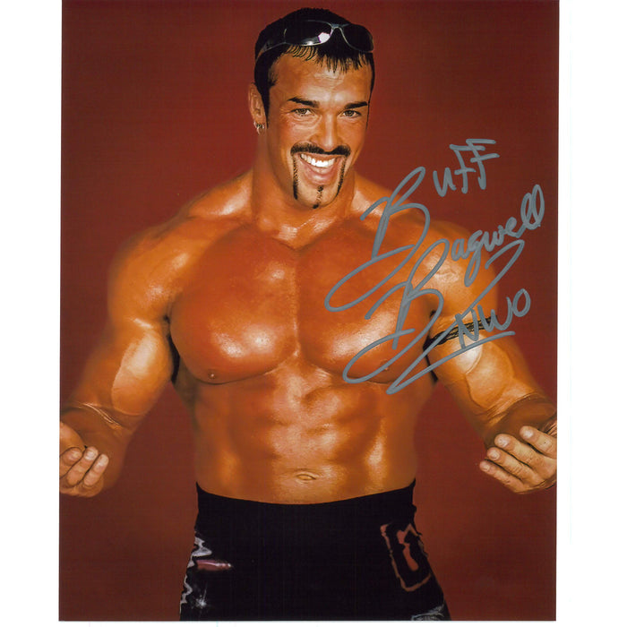 Buff Bagwell Red Background 8x10 Promo or 11x14 Poster - AUTOGRAPHED