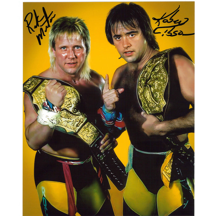 Rock 'N' Roll Express Yellow Background 8x10 Promo or 11x14 Poster - DUAL AUTOGRAPHED