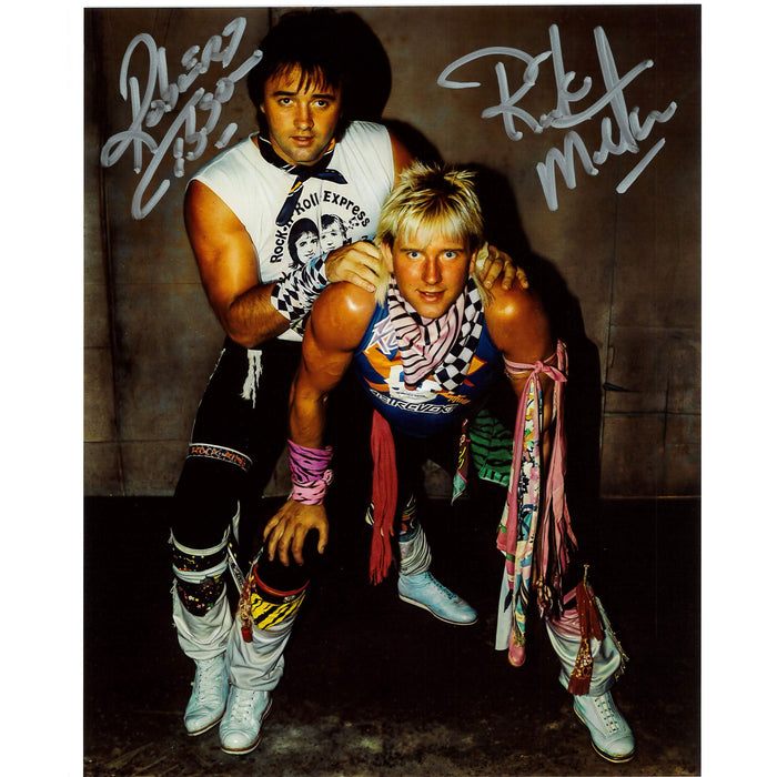 Rock 'N' Roll Express Over Shoulder 8x10 Promo or 11x14 Poster - DUAL AUTOGRAPHED