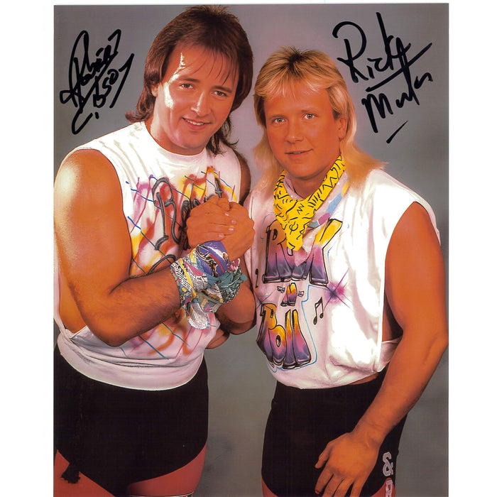 Rock 'N' Roll Express Handshake 8x10 Promo or 11x14 Poster - DUAL AUTOGRAPHED
