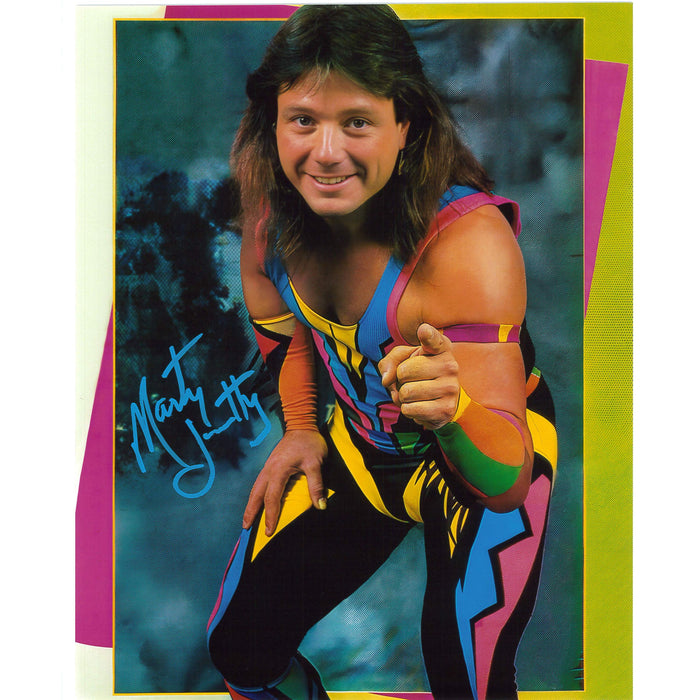 Marty Jannetty Retro Background 8x10 Promo or 11x14 Poster - AUTOGRAPHED
