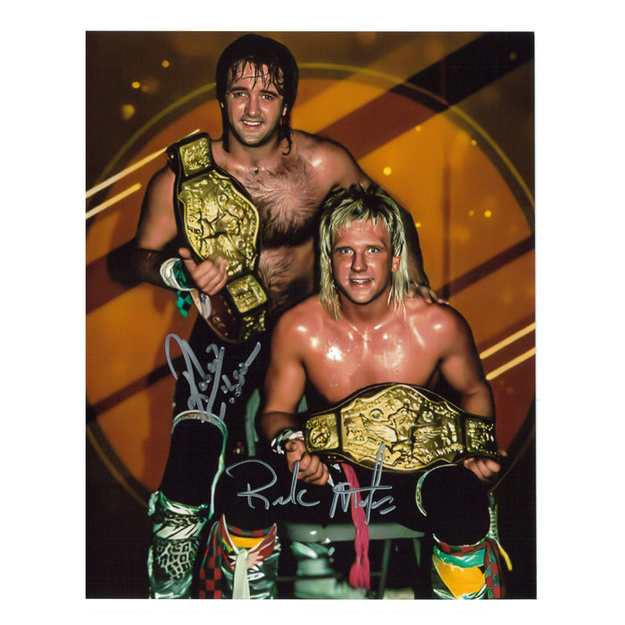 Rock 'N' Roll Express Golden BG 8x10 Promo - DUAL AUTOGRAPHED