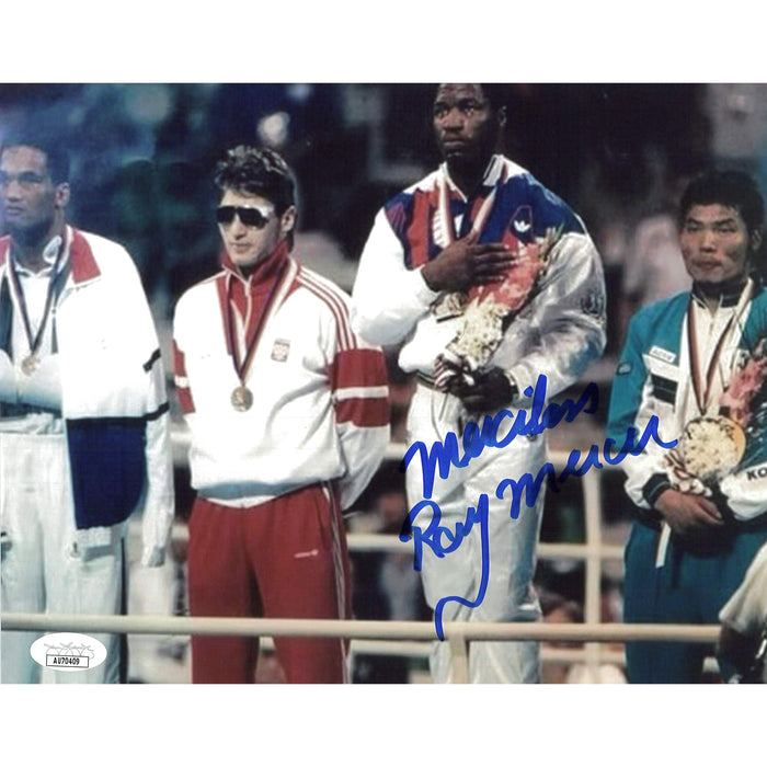 Ray Mercer Olympics Winner 1988 8x10 JSA Autographed