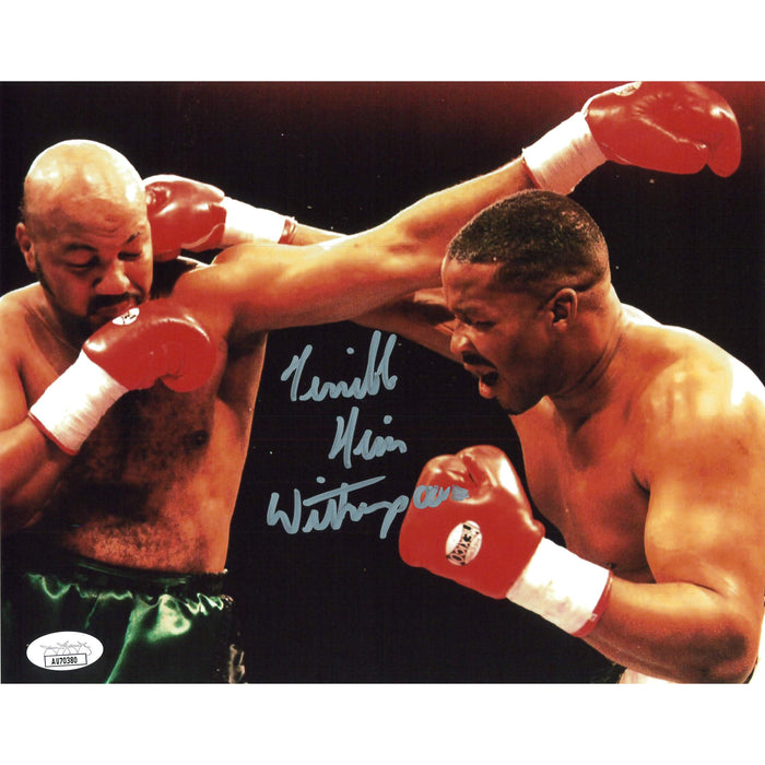 Terrible Tim Witherspoon Slip Punch 8x10 JSA-Autographed