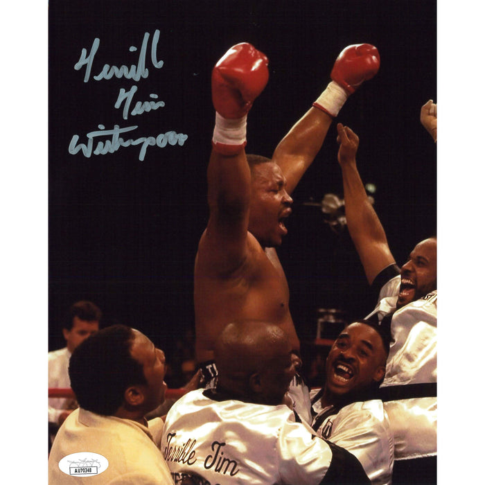 Tim Witherspoon Celebration 8x10 JSA-Autographed