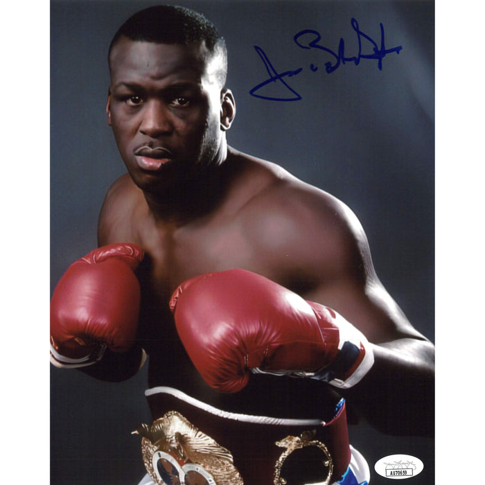 James Buster Douglas Stance Render 8x10 JSA - Autographed