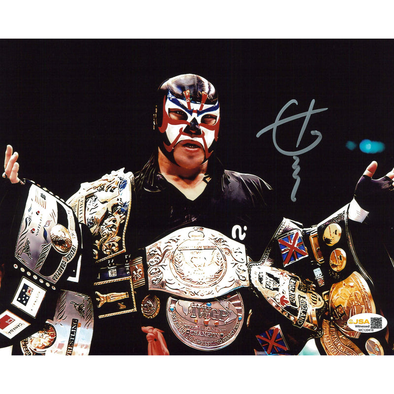 Tatsumi Fujinami 8x10 JSA - Autographed