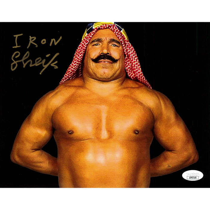 Iron Sheik 8x10 JSA- Autographed