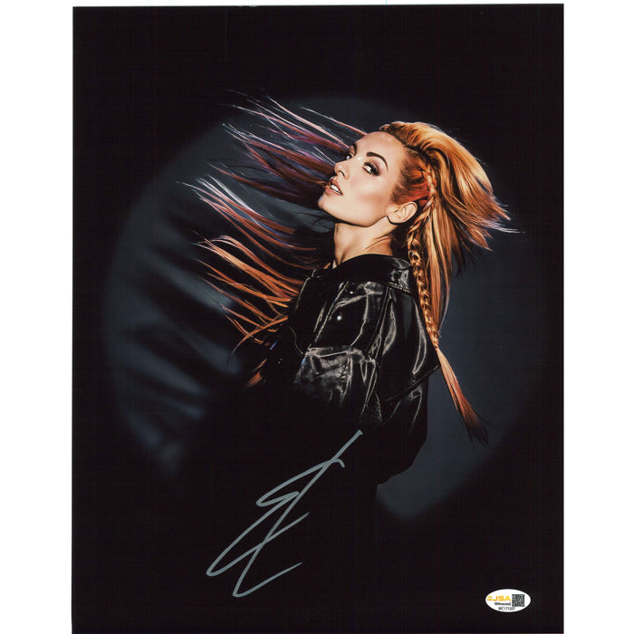 Becky Lynch Windy 8x10 & 11x14 - JSA Autographed