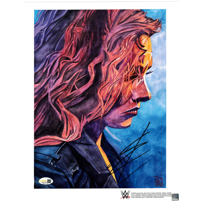 Becky Lynch Other Side of the Curtain 11x14 Schamberger Poster - JSA Autographed