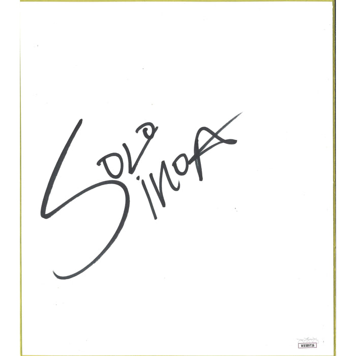 Solo Sikoa Shikishi Board JSA - Autographed