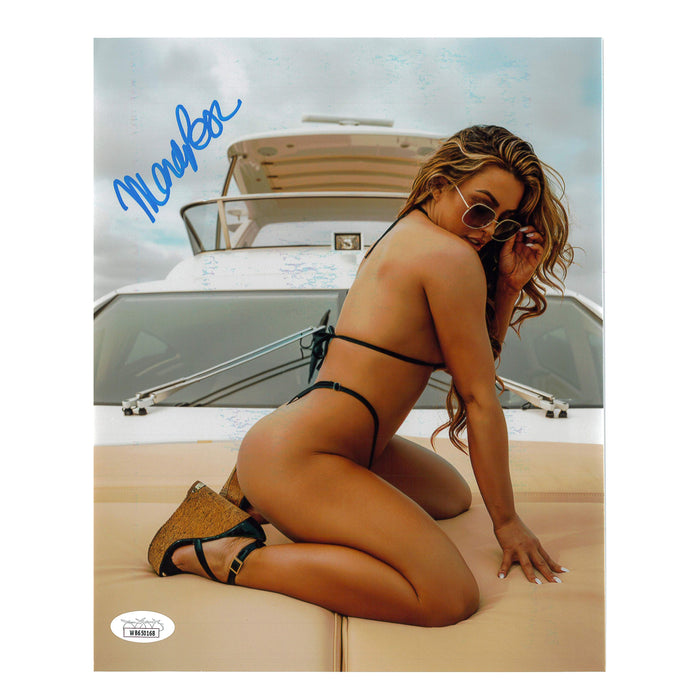 Mandy Sacs 8x10 METALLIC Twos #11 - JSA Autographed