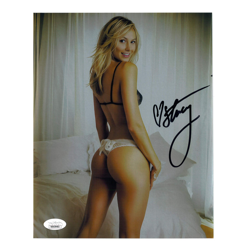 Stacy Keibler 8x10 METALLIC #18 - JSA Autographed