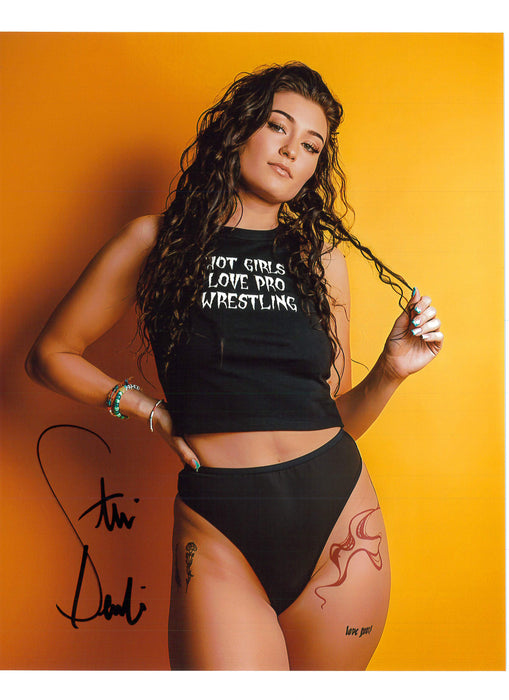 Stori Denali Orange BG 8x10 - Autographed