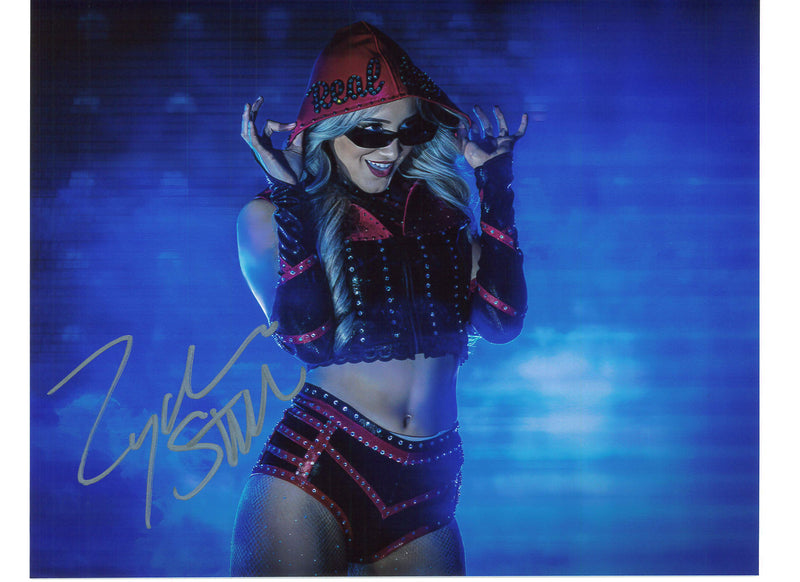 Zayda Steel Blue Entrance 8x10 Promo - Autographed