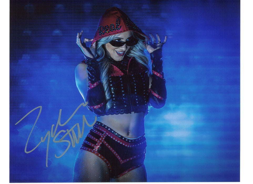 Zayda Steel Blue Entrance 8x10 Promo - Autographed