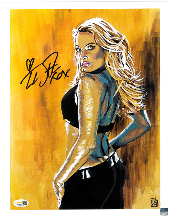 Trish Stratus Schamberger Art 11x14