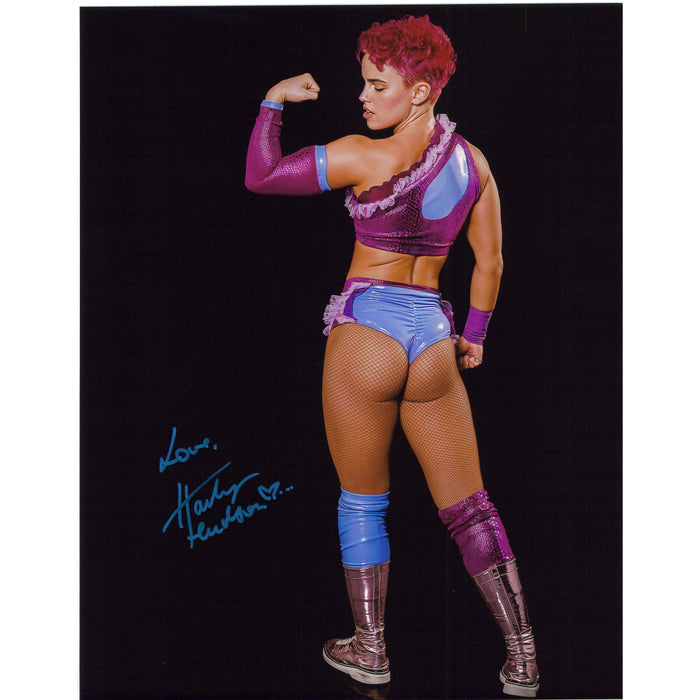 Harley Hudson Turned Around Flex 11x14 - Autographed