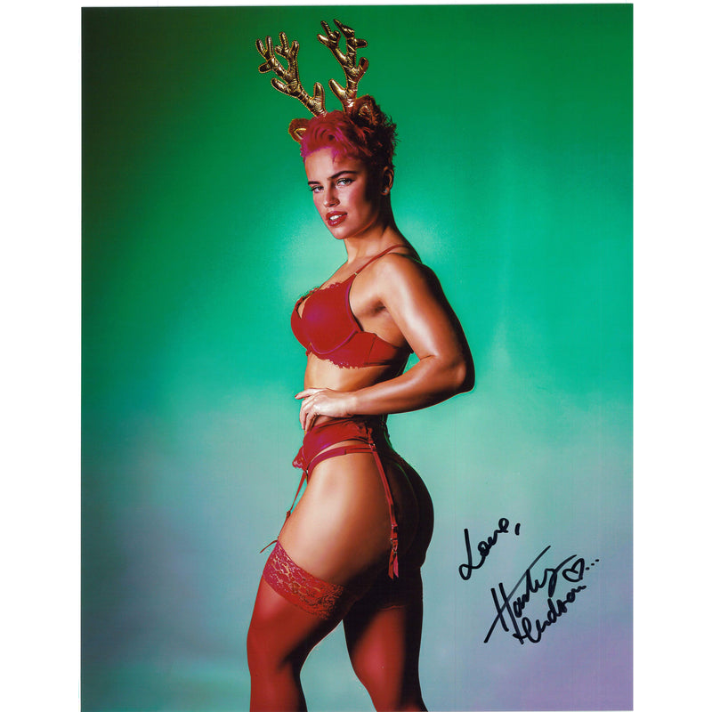 Harley Hudson Reindeer 11x14 - Autographed
