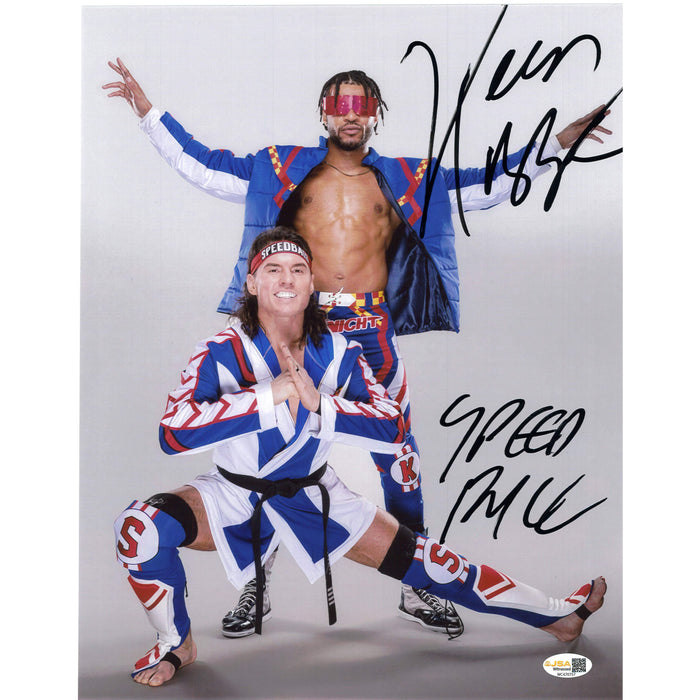 JetSpeed White BG 11x14 Poster - JSA Autograph