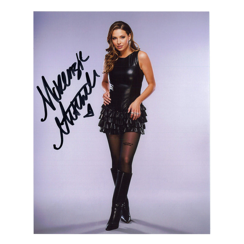 McKenzie Mitchell 8x10 or 11x14 Black Leather - Autographed