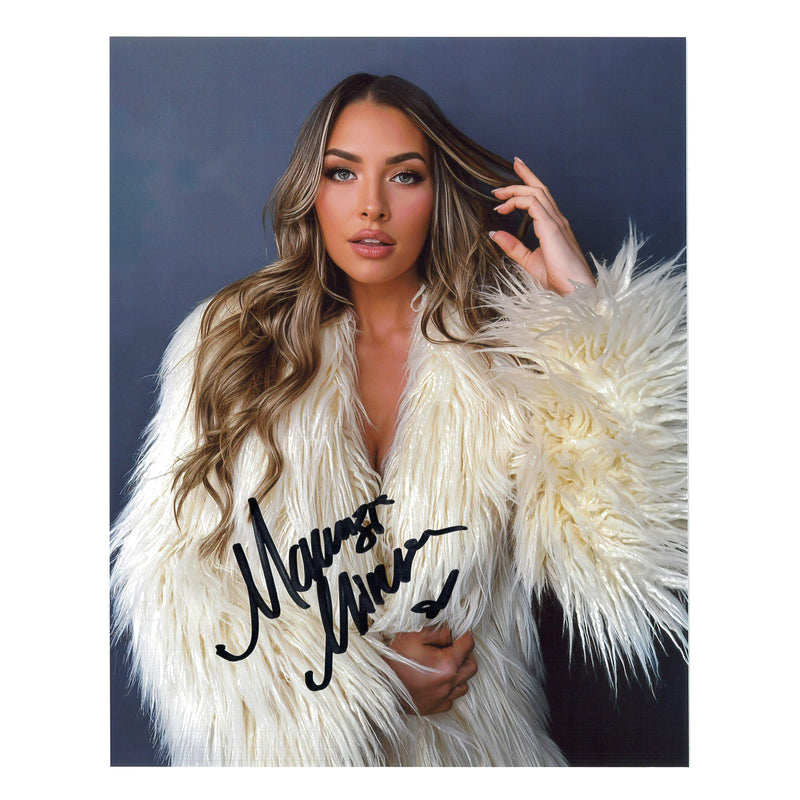 McKenzie Mitchell 8x10 or 11x14 White Fur - Autographed