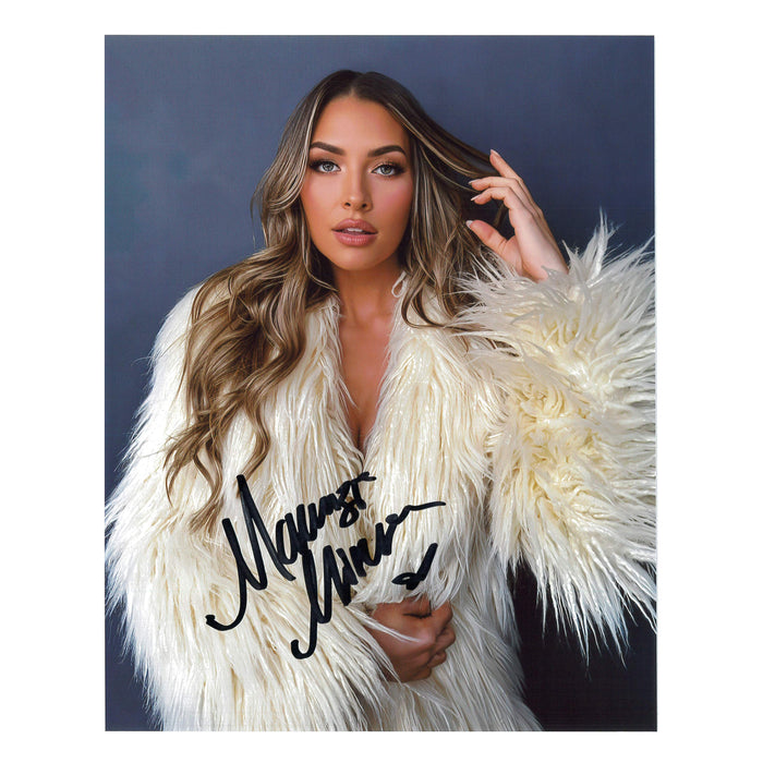 McKenzie Mitchell 8x10 or 11x14 White Fur - Autographed