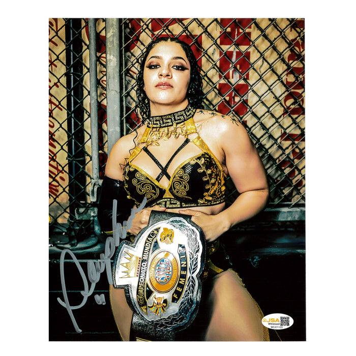 Persephone CMLL Title 8x10 - JSA Autograph