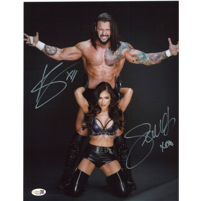Karrion Kross & Scarlett Bordeaux On Knees 11x14 Poster - JSA Autograph