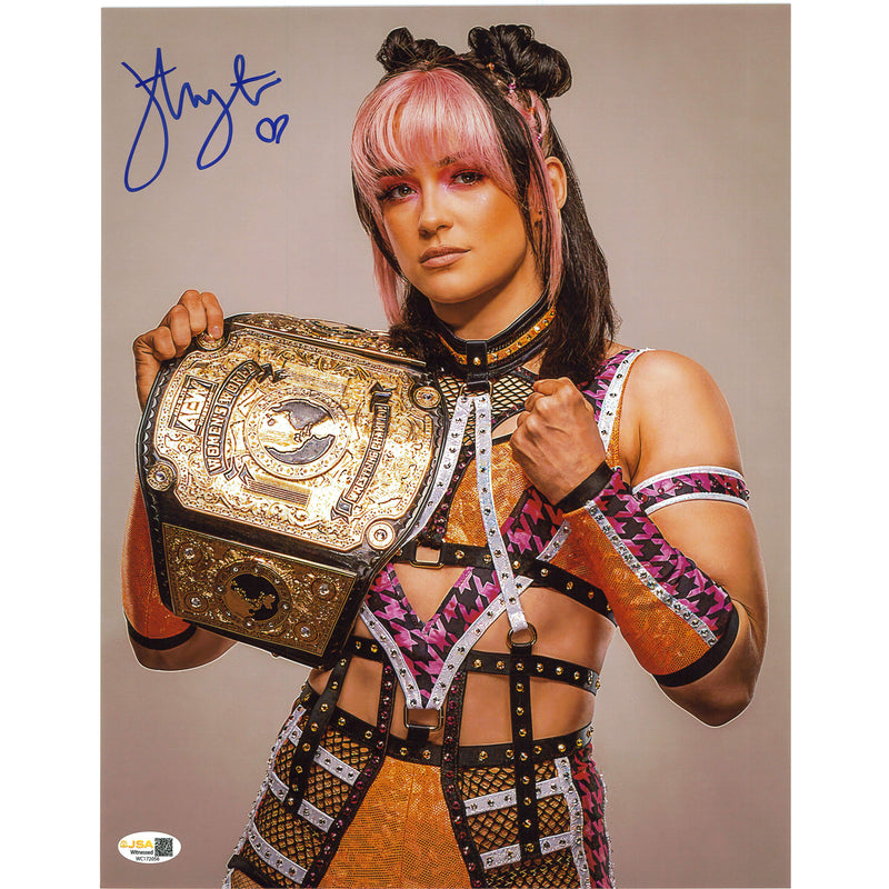 Jamie Hayter Title Pose 11x14 Poster - JSA Autograph