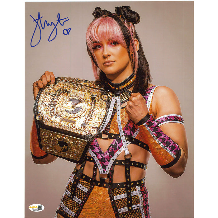 Jamie Hayter Title Pose 11x14 Poster - JSA Autograph