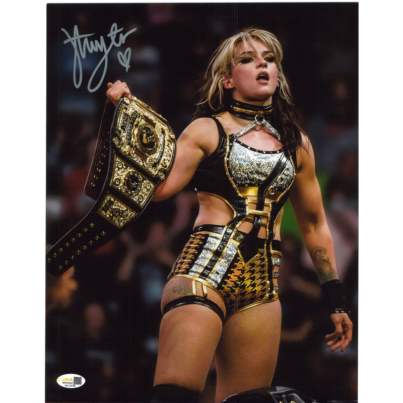 Jamie Hayter Title In Corner 11x14 Poster - JSA Autograph