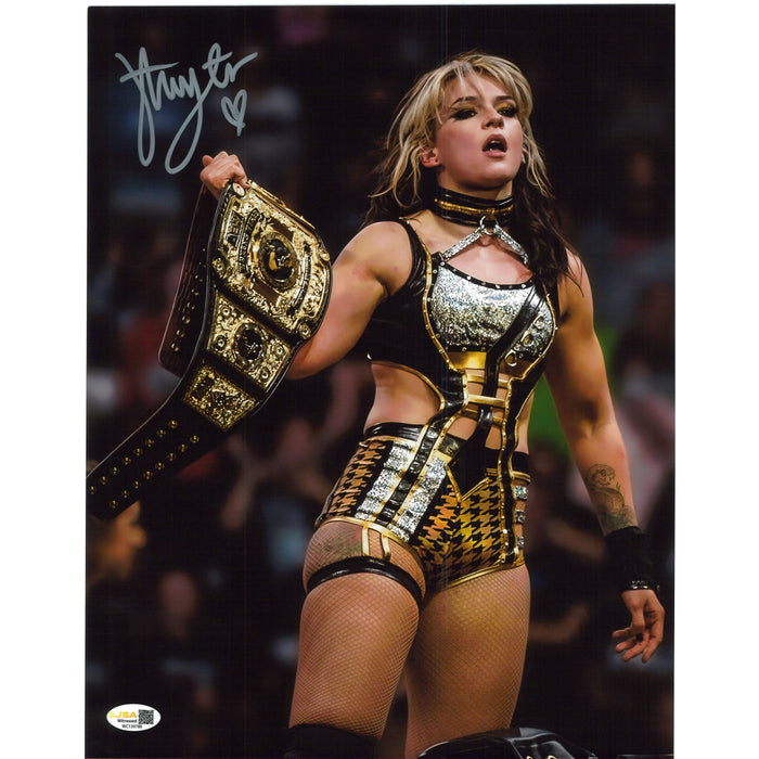 Jamie Hayter Title In Corner 11x14 Poster - JSA Autograph