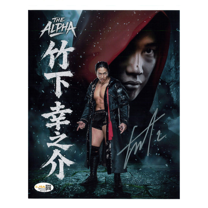 Konosuke Takeshita AsylumGFX 8x10 Promo or 8x10 Metallic or 11x14 Poster - JSA Autograph