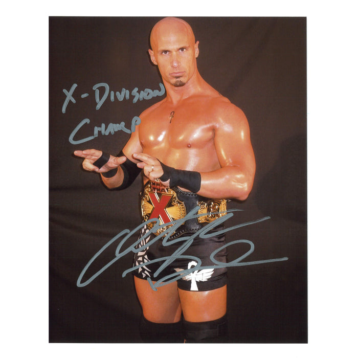Christopher Daniels X Division Title 8x10 Promo - Autographed