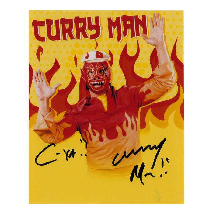 Christopher Daniels Curry Man 8x10 Metallic Promo - Autographed
