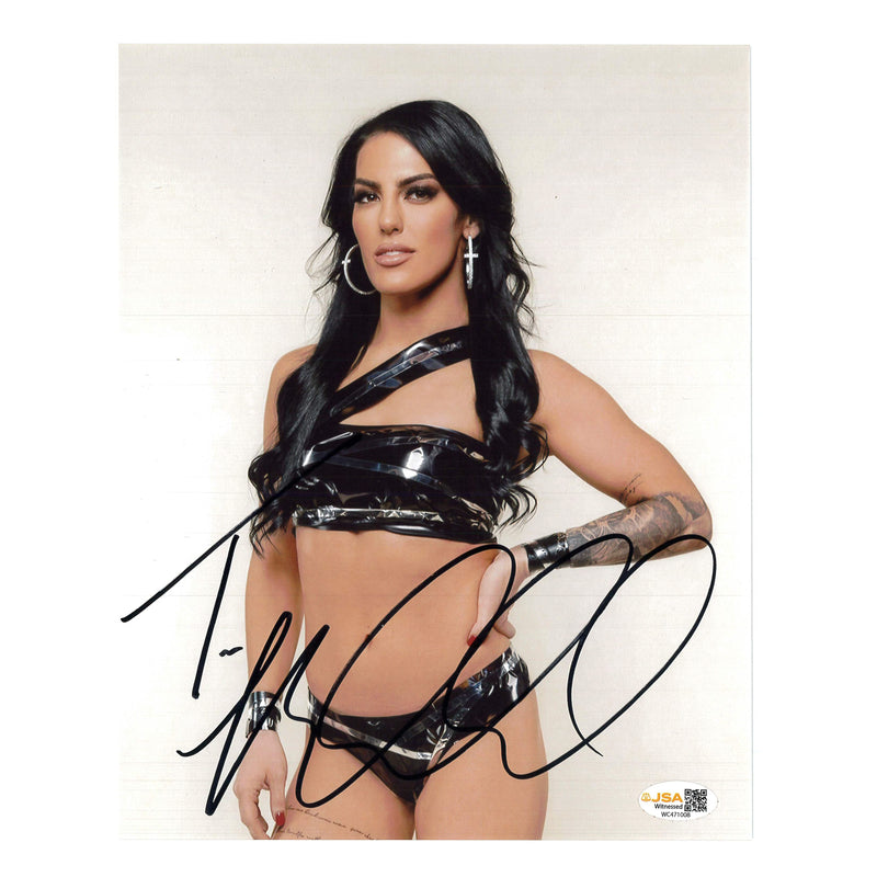 Tessa Blanchard Straps 8x10 Promo - JSA Autograph