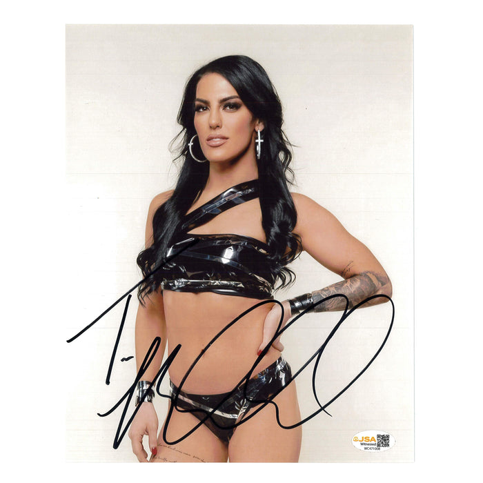 Tessa Blanchard Straps 8x10 Promo - JSA Autograph