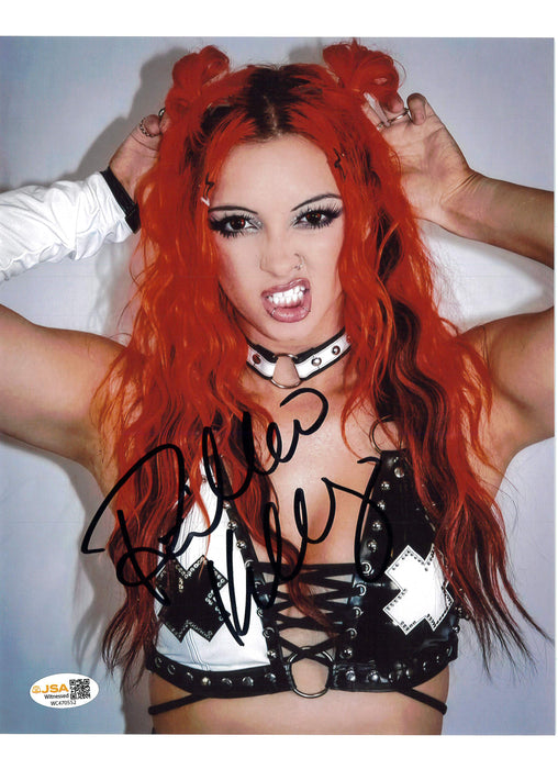Priscilla Kelly Scowl 8x10 - JSA Autograph
