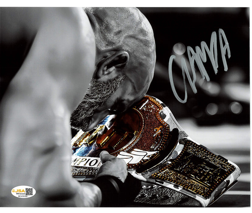 Tommaso Ciampa TNT Title 8x10 Promo - JSA Autograph