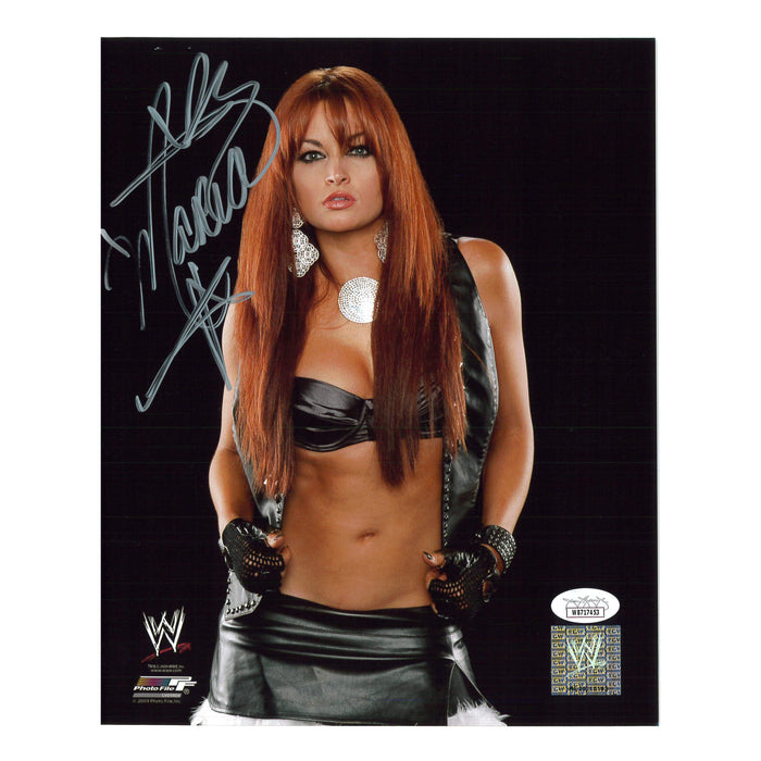 Maria Kanellis Black BG PF 8x10 Promo - JSA Autographed