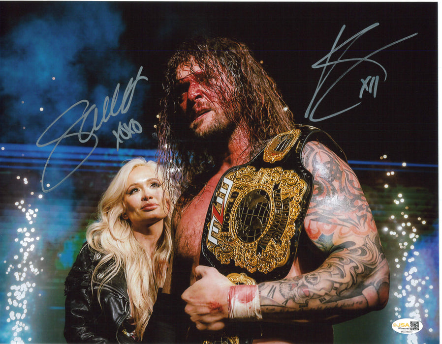 Karrion Kross & Scarlett Bordeaux MLW Title 11x14 Poster - JSA Autograph