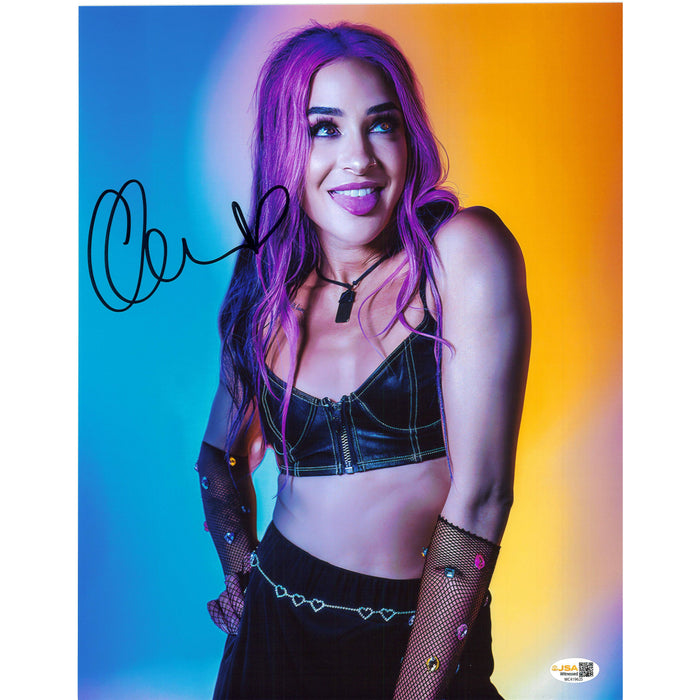 Dakota Kai Blue & Orange BG 11x14 Poster - JSA Autographed