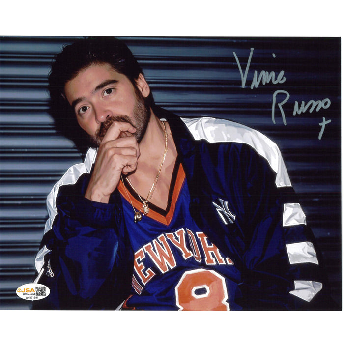 Vince Russo Knicks Jersey 8x10 Promo - JSA Autograph