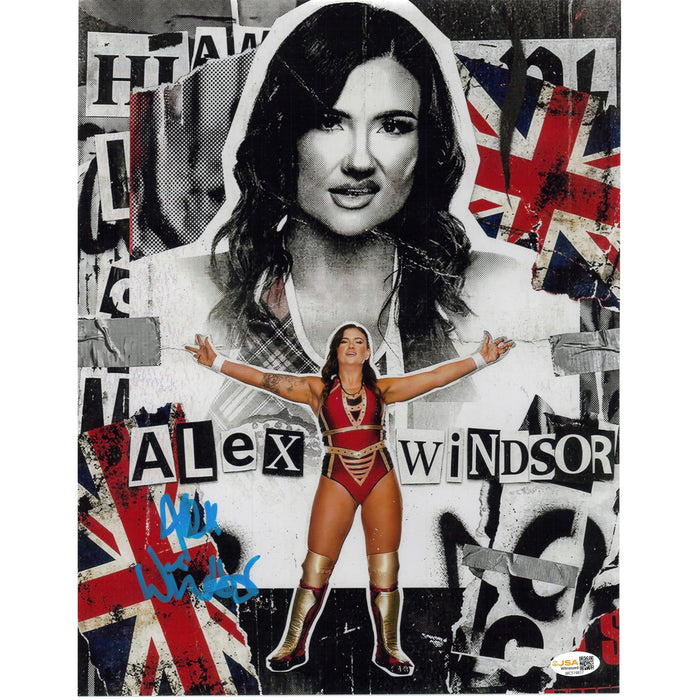 Alex Windsor AsylumGFX METALLIC 11x14 (JSA)