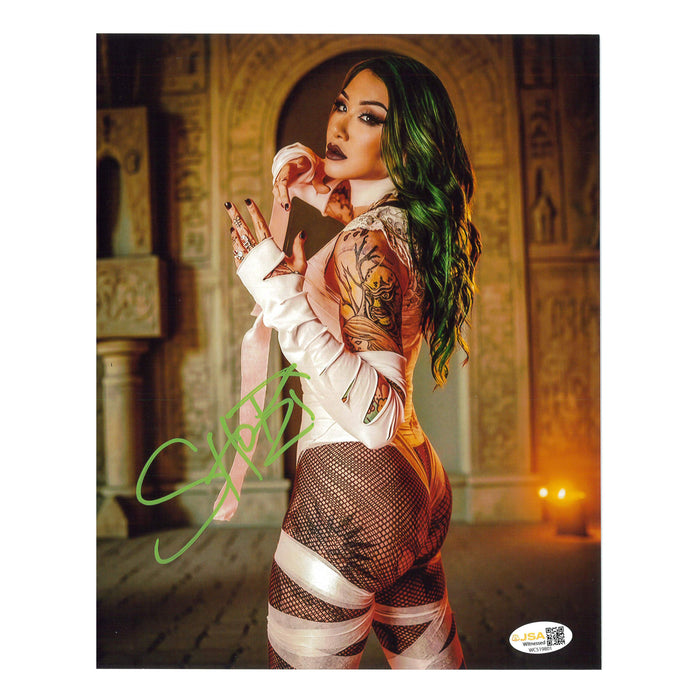 Shotzi Blackheart Mummy 8x10 Promo - JSA Autographed