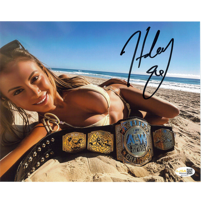 Harley Cameron On Beach With Title 8x10 Promo - JSA Autograph