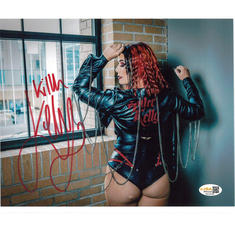 Killer Kelly Turned Around 8x10 Promo - JSA Autograph